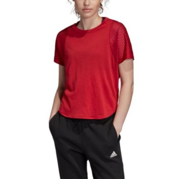 WOMENS SHORT SLEEVE  MESH T SHIRT - Picture 1 of 1